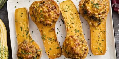 Courge musquée farcie