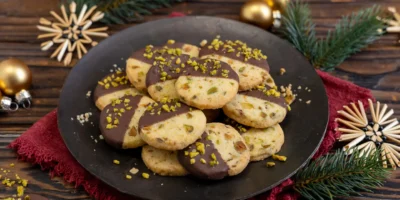 Biscuits aux pistaches et au chocolat | tendre et friable