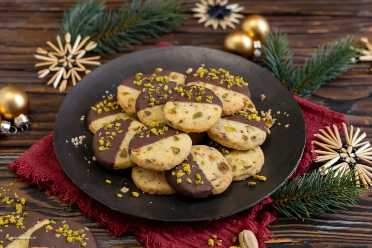 Biscuits aux pistaches et au chocolat | tendre et friable