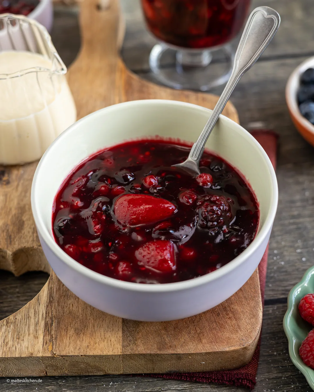 Gelée rouge maison.