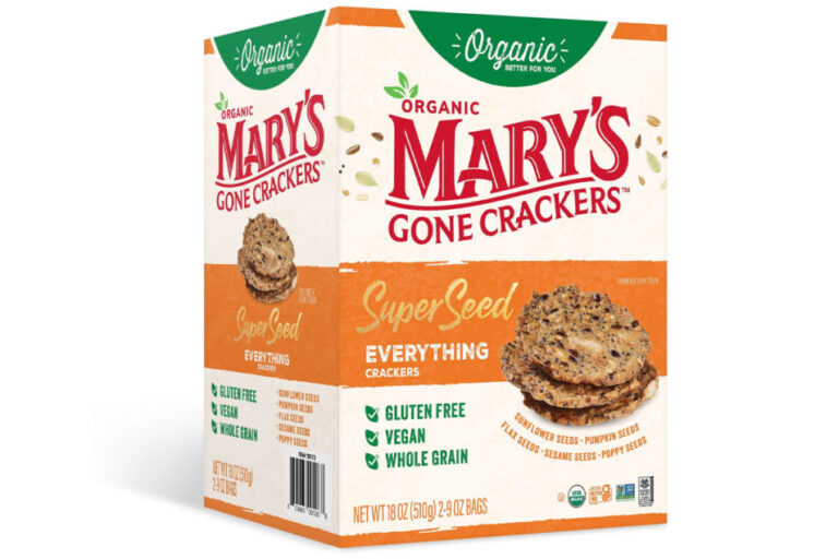 Mary's Gone Crackers propose un emballage familial à Costco