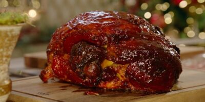 Jambon glacé aux abricots et au gingembre de Neven's
