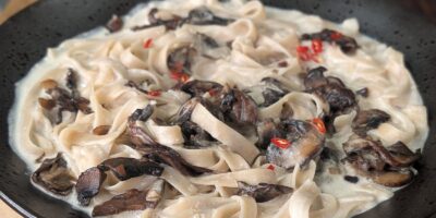 Linguine crémeuse aux champignons de Happy Pear : Aujourd'hui