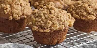 Muffins aux pommes et à la cannelle