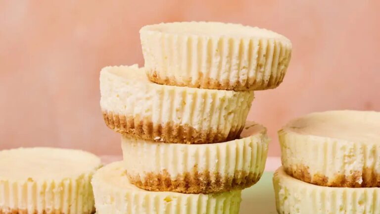 Recette de mini cheesecake à la vanille à la new-yorkaise