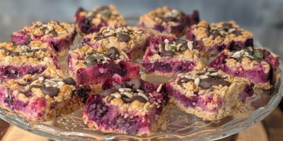 Barres de flocons d'avoine aux baies cuites au four de Shane Smith : aujourd'hui