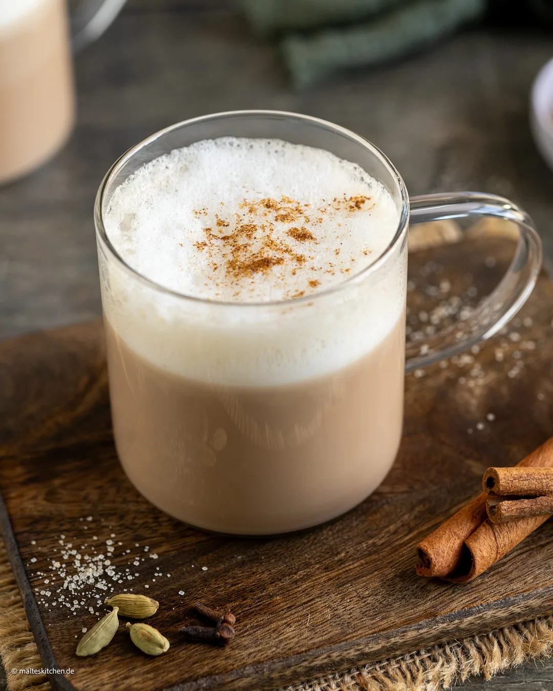 Boisson chai latté