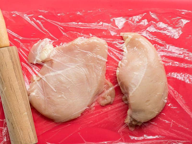 Livrer des poitrines de poulet pour la PIccatta au poulet
