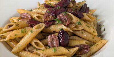 Penne alla Puttanesca in Bianco de Max Bagaglini : Aujourd'hui