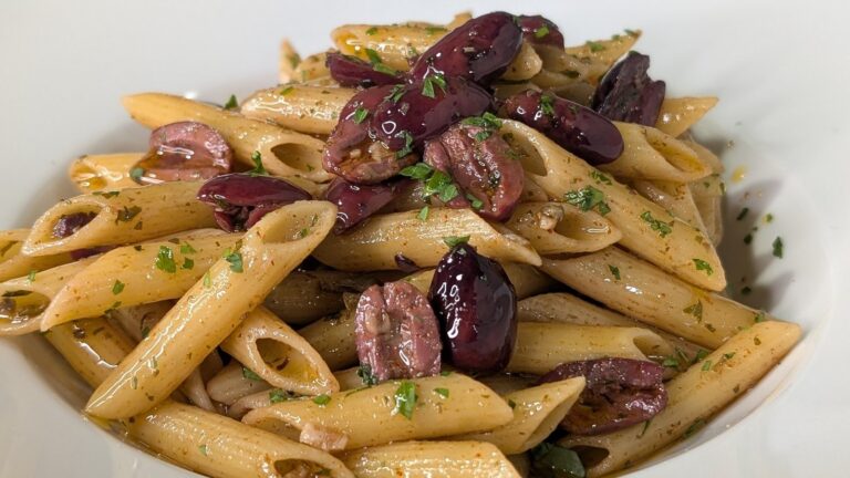 Penne alla Puttanesca in Bianco de Max Bagaglini : Aujourd'hui