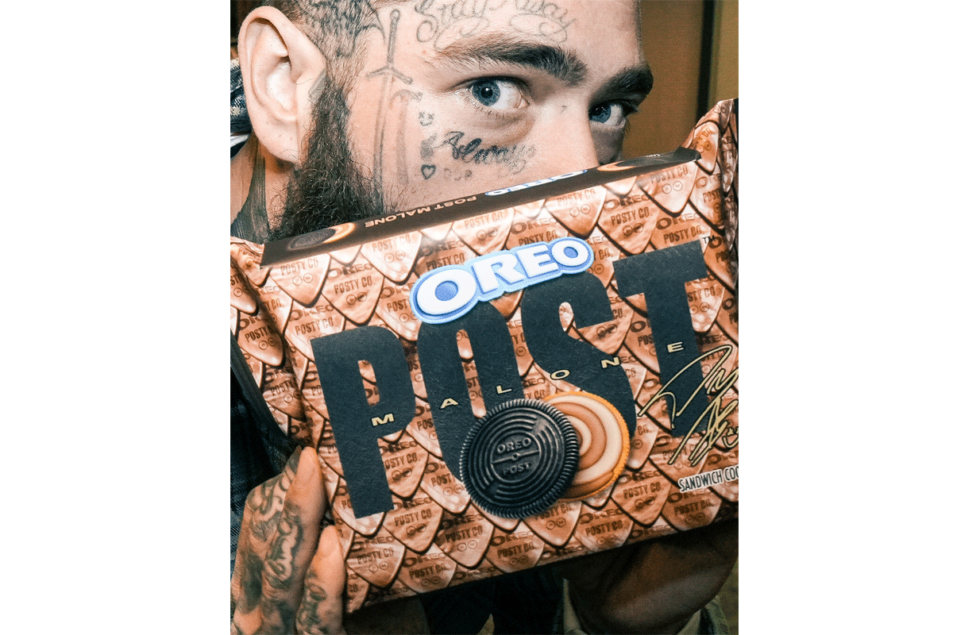 Mondelez et Post Malone lancent un nouveau cookie Oreo