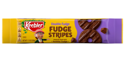 Keebler présente les bandes de fudge à double biscuits au fudge