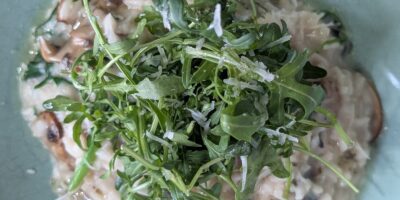 Risotto aux champignons et aux épinards de Derry Clarke: Aujourd'hui