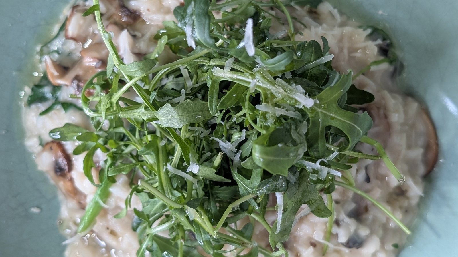 Risotto aux champignons et aux épinards de Derry Clarke: Aujourd'hui