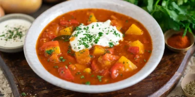 Goulash de pommes de terre avec paprika | Végétarien et savoureux