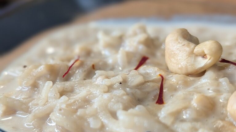 Lina Gautam's Rice Pudding: Aujourd'hui