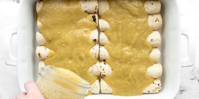 Enchiladas au poulet chili vert