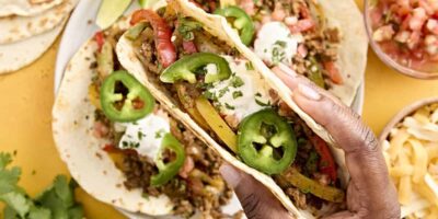 Fajitas de bœuf haché