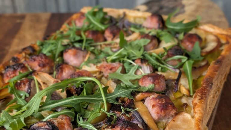 La saucisse d'Orla McAndrew, le poireau et la tarte aux pommes: aujourd'hui