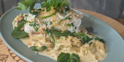 Mod de pané rôti de Kevin Dundon, pommes de terre sautées crémeuses: aujourd'hui