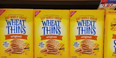 Mondelez s'installe dans le blé de blé en étiquetage