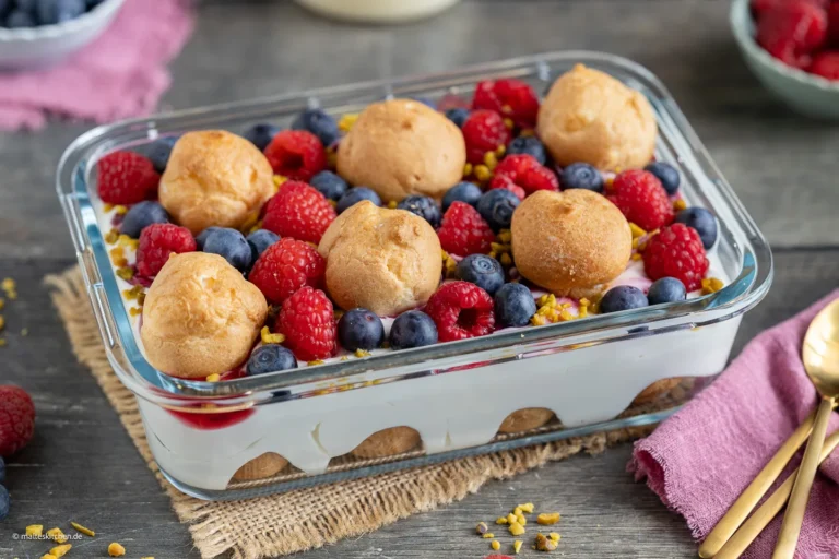 Le dessert de rideau terminé en 10 minutes | framboises