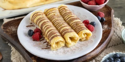 Pancakes de four de la tôle – ce n'est pas plus facile!