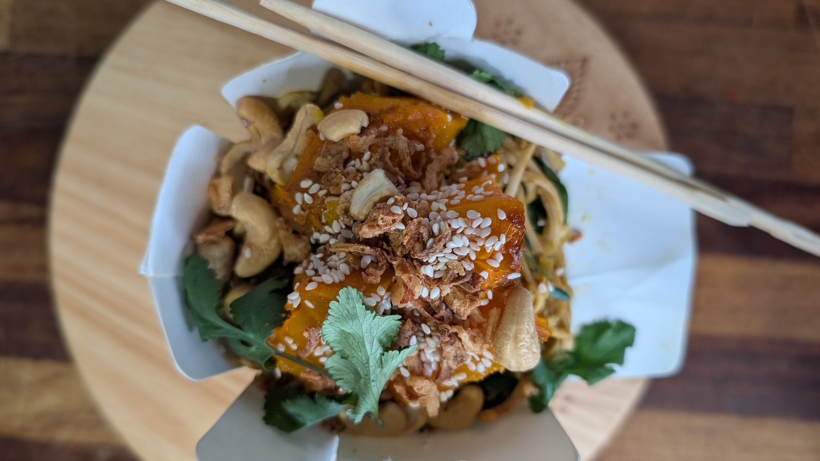 Nouilles de courge musquée de Paul Flynn, Sesame & Coconut: Aujourd'hui