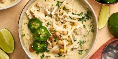 Chili de poulet blanc crémeux