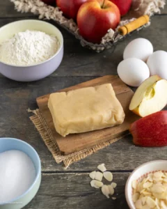 Ingrédients pour la tarte aux pommes