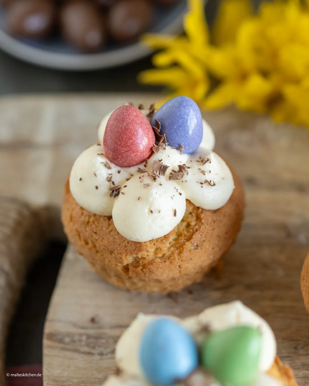 Muffins de liqueur aux œufs.