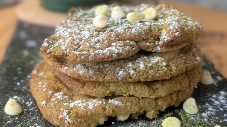 Biscuits au chocolat Matcha de Fiona Uyema: aujourd'hui