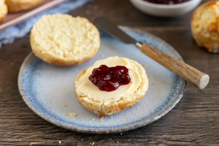 Scones anglaises de la friteuse à air chaud