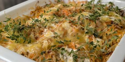 Gratin de légumes à racines d'Eunice Power avec une crème à moitié gras fraiche et Gruyère: aujourd'hui