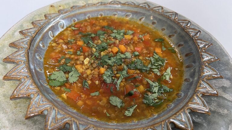 Soupe de lentille épicée marocaine de Rory