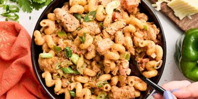 Pâtes crémeuses au poulet