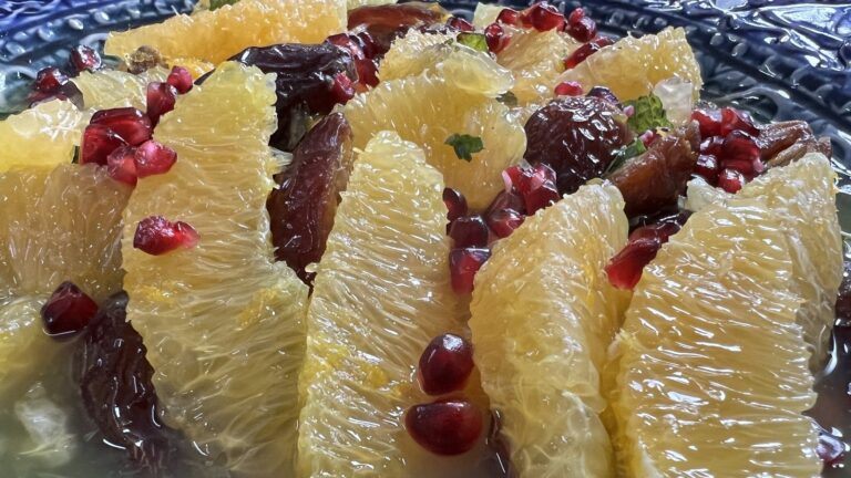 La salade d'oranges, de dates et de menthes de Rory O'Connell: aujourd'hui