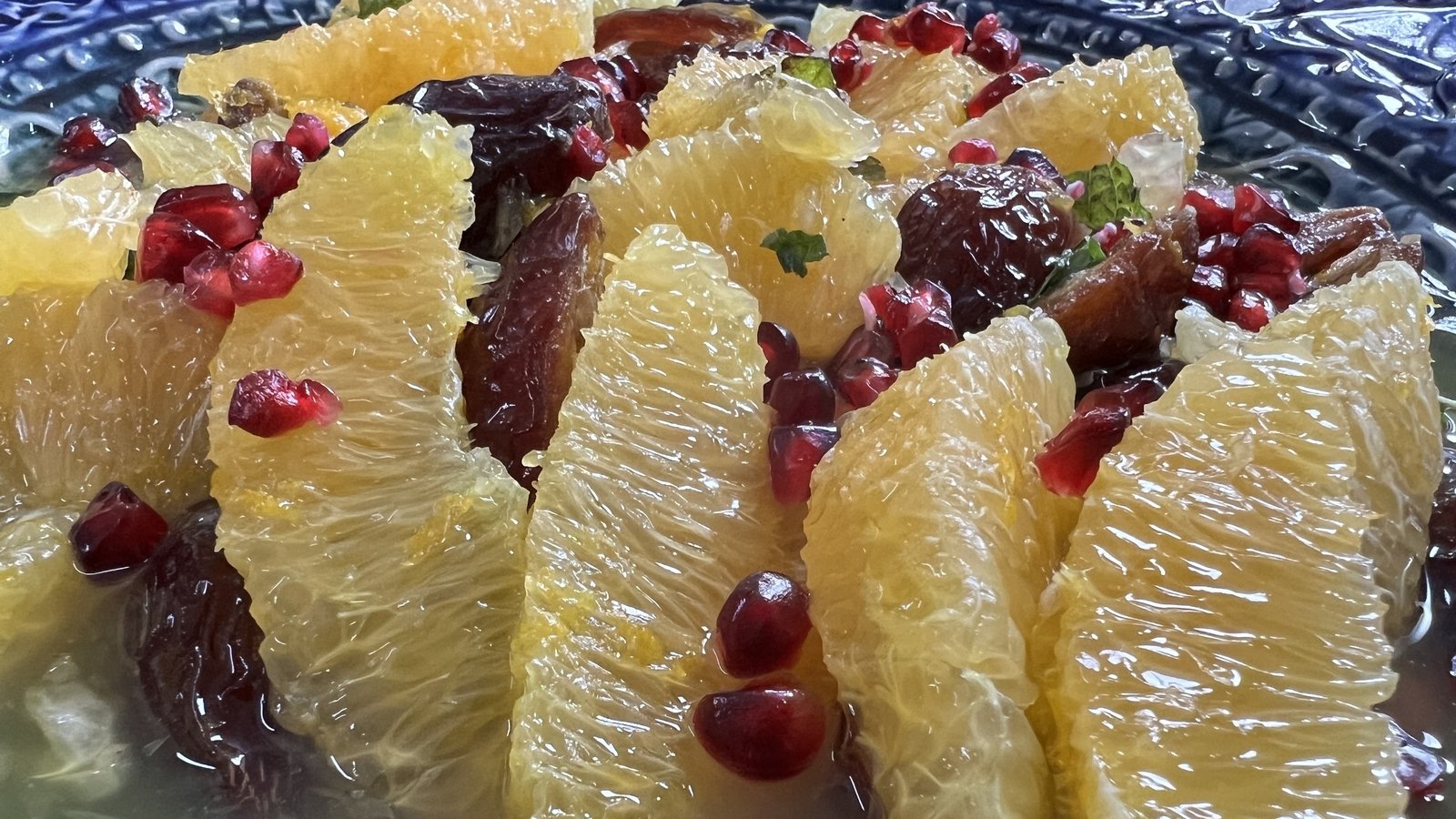 La salade d'oranges, de dates et de menthes de Rory O'Connell: aujourd'hui