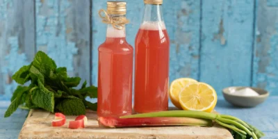 Sirop de rhubarbe avec citron – Recette simple pour le printemps