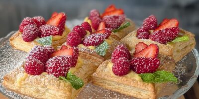 Tarts de crème pâtissier de la pâte feuilletée de Shane Smith: aujourd'hui
