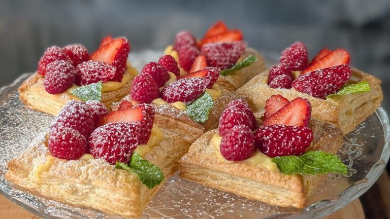 Tarts de crème pâtissier de la pâte feuilletée de Shane Smith: aujourd'hui