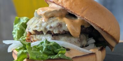Smashburger de Mags Roche avec Spicy Mayo: Aujourd'hui