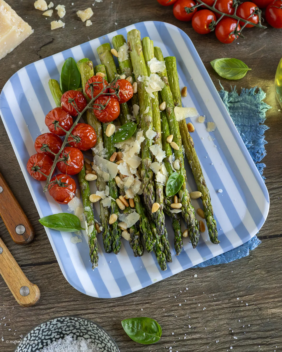 Asperges vertes de l'aéronautique.