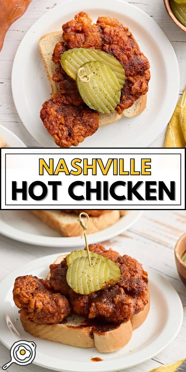 Image d'épingle de poulet chaude de Nashville