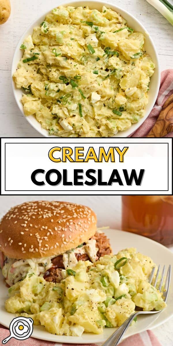 Image de broche à salade de chou crémeuse