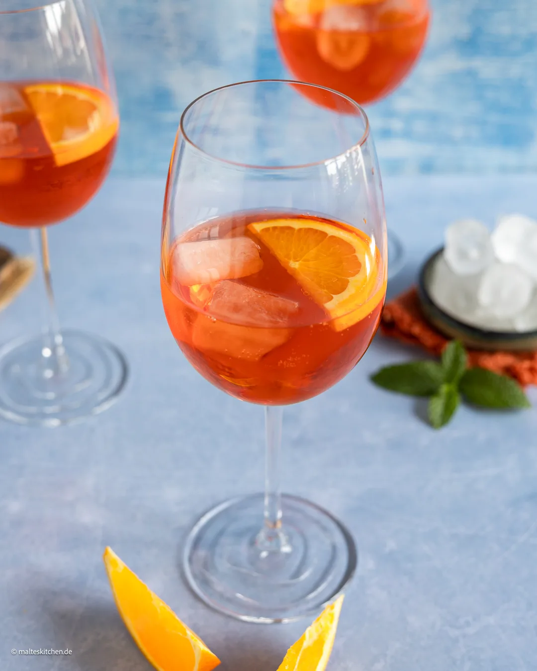 Cocktail de pulvérisation italienne d'aperol
