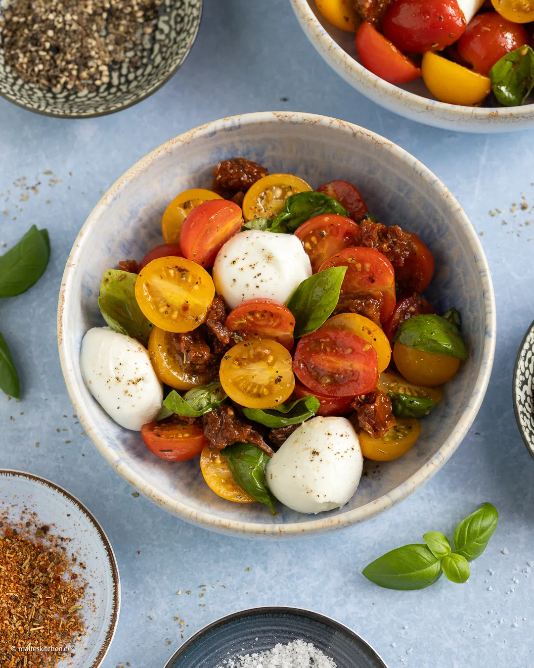 Salade de tomate mozzarella aud italie - art de sache