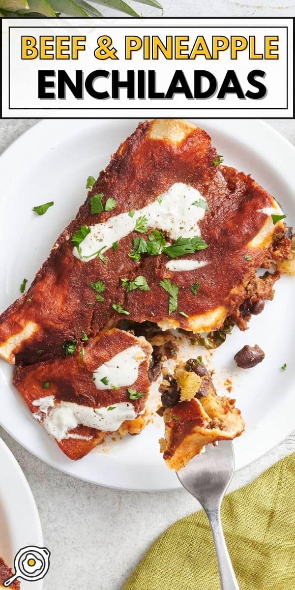 Image d'épingle d'enchiladas de boeuf