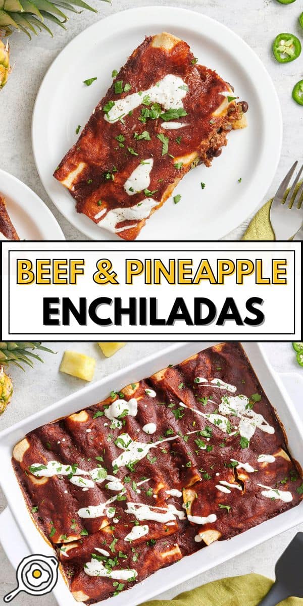 Image d'épingle d'enchiladas de boeuf