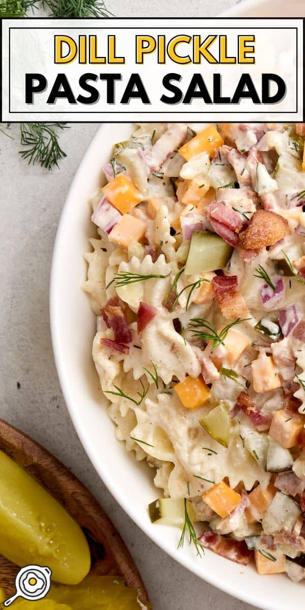 Image d'épingle à salade de pâtes à l'aneth